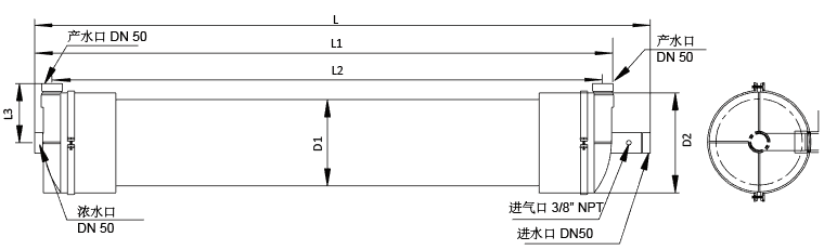 柱式超濾組件規(guī)格